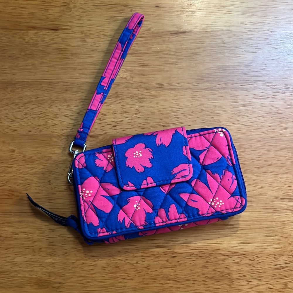 Vera Bradley Smartphone Wristlet Wallet Art Poppies